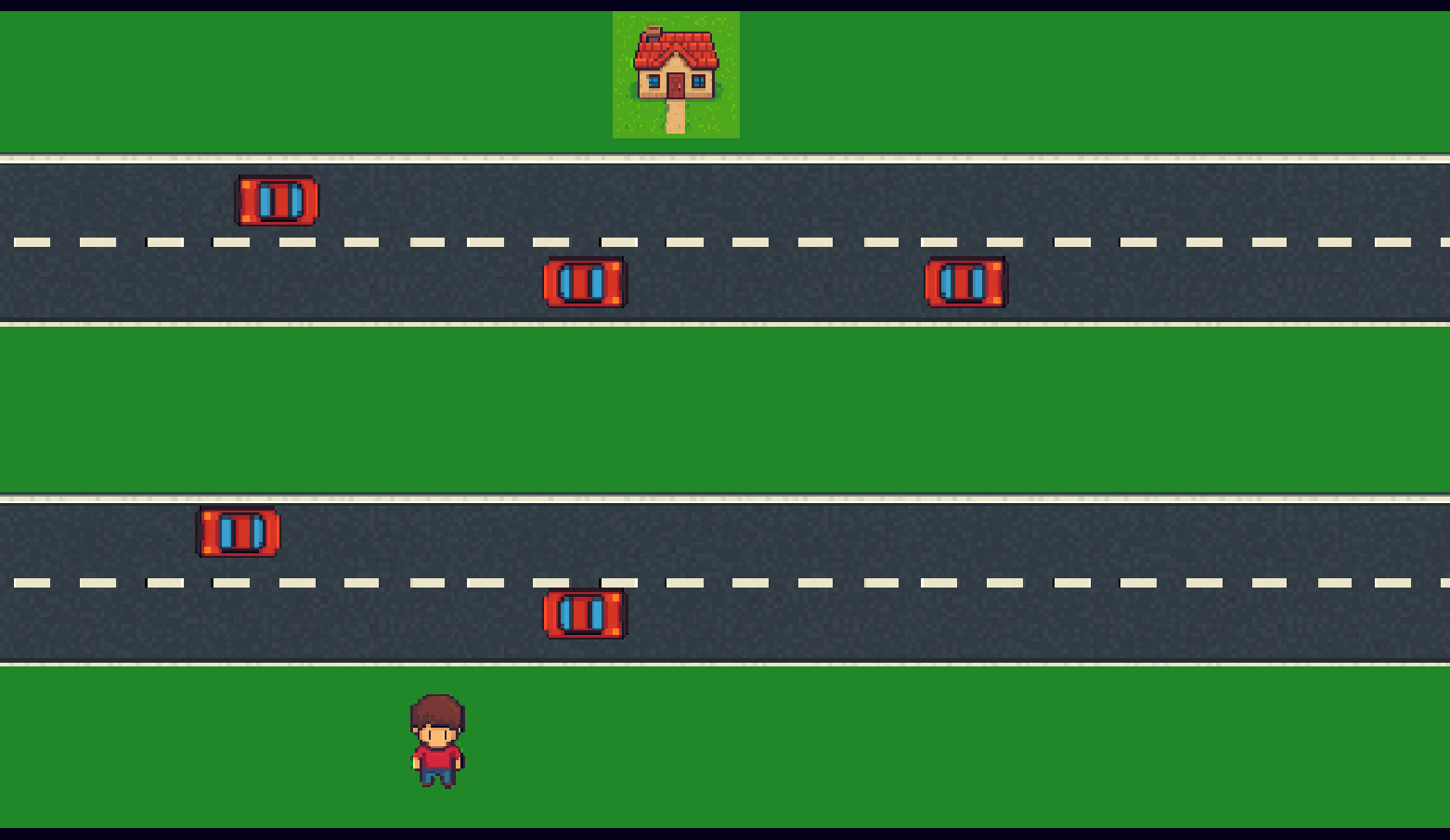 time based game you help a boy cross the road